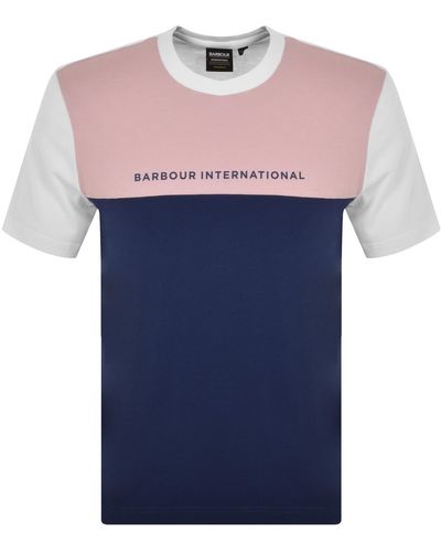 Barbour Mondrian T Shirt - Blue