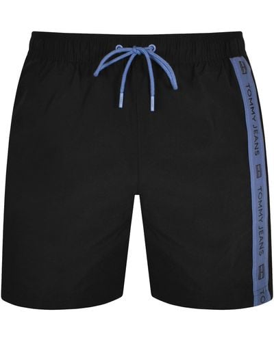 Tommy Hilfiger Slim Swim Shorts In - Black