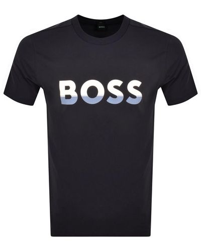 BOSS Boss Tee 1 T Shirt - Blue