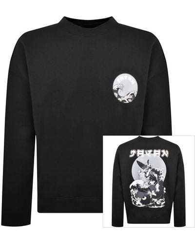 Alpha Industries Japan Wave Sweatshirt - Black
