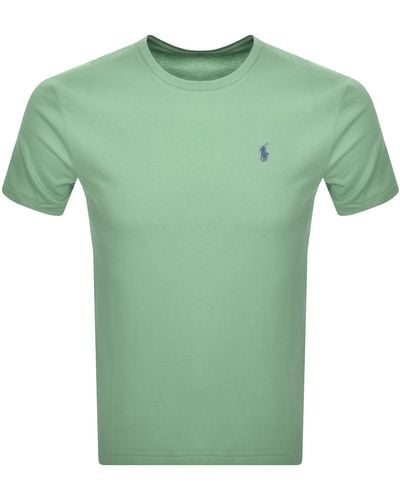 Ralph Lauren Crew Neck Slim Fit T Shirt - Green
