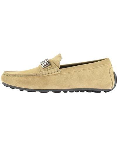 Moschino Driver Shoes - Natural