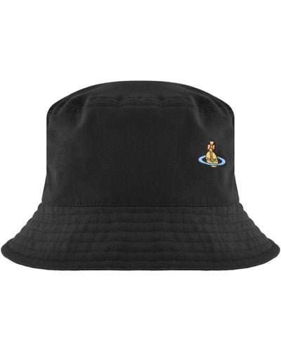 Vivienne Westwood Uni Colour Bucket Hat - Black