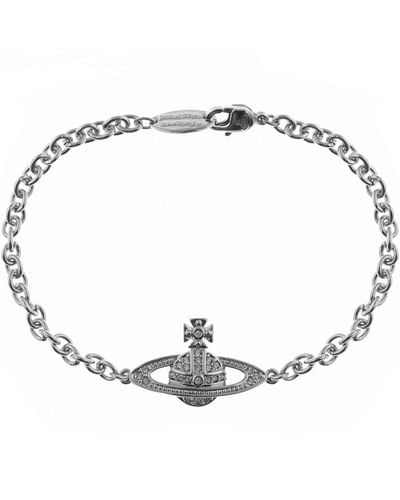 Vivienne Westwood Bas Relief Chain Bracelet - Metallic