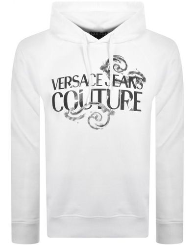Versace Couture Logo Hoodie - White