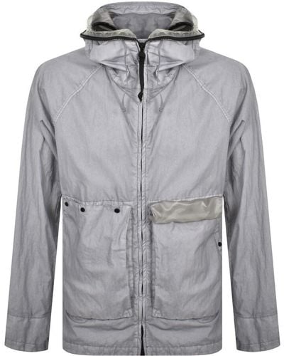 C.P. Company Cp Company 50 Fili Zipped goggle Jacket - Gray