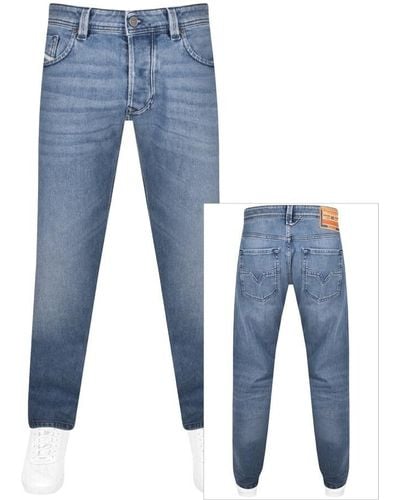 DIESEL Larkee Light Wash Regular Fit Jeans - Blue
