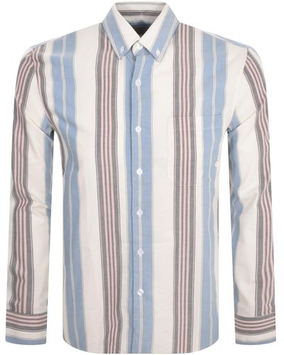 Farah Millard Long Sleeve Shirt - Blue