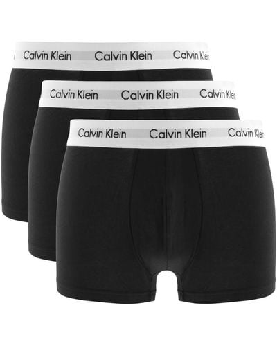 Calvin Klein Underwear 3 Pack Trunks - Black