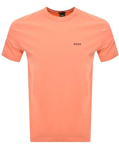 BOSS Boss Tee T Shirt - Orange
