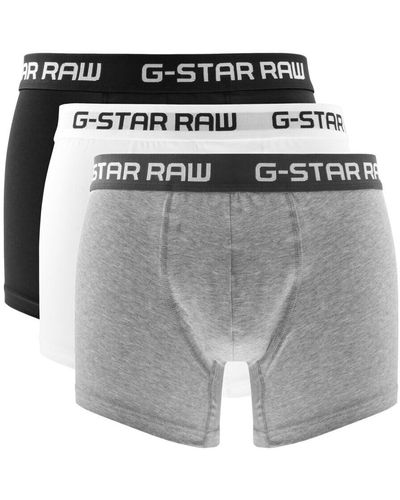 G-Star RAW Raw Three Pack Trunks - Gray