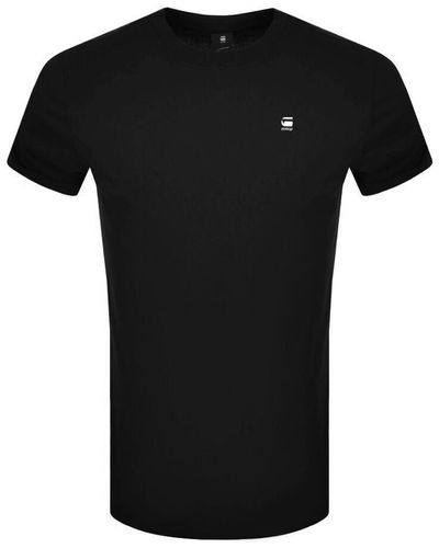G-Star RAW Raw Lash Logo T Shirt - Black