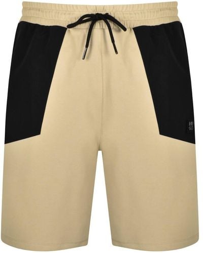HUGO Dolter Jersey Shorts - Natural