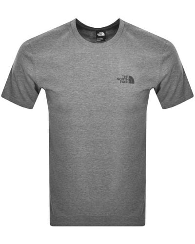 The North Face Simple Dome T Shirt - Gray