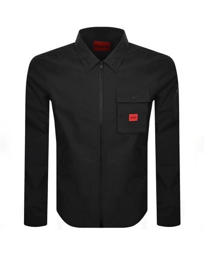 HUGO Emmond Overshirt Jacket - Black