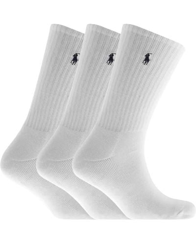 Ralph Lauren 3 Pack Socks - Grey