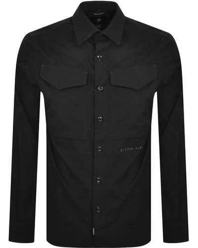 G-Star RAW Raw Cargo Regular Long Sleeve Shirt - Black