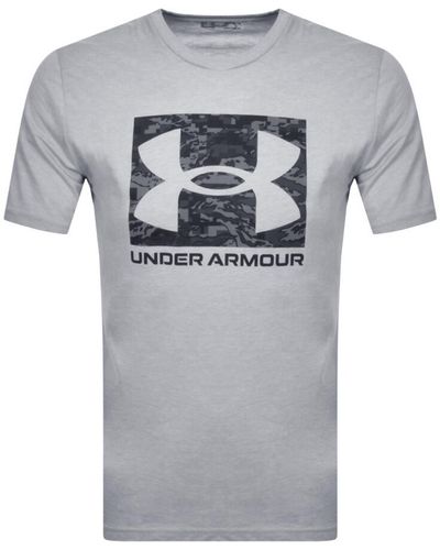Under Armour Abc Camouflage Logo T Shirt - Gray