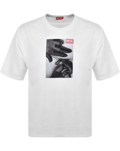 DIESEL T Boxt K4 T Shirt - White