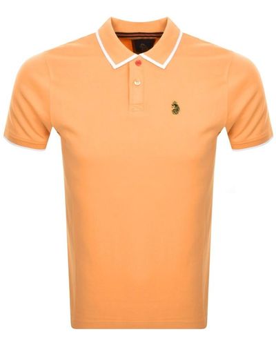 Luke 1977 Meadtastic Polo T Shirt - Orange