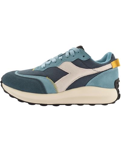 Diadora Race Suede Sw Trainers - Blue