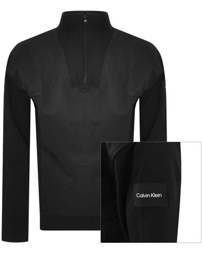Calvin Klein Mix Media Jacket - Black