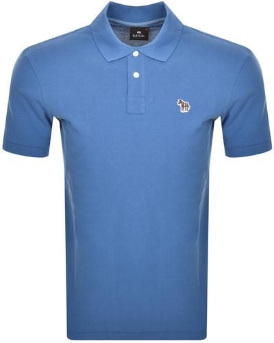 Paul Smith Regular Polo T Shirt - Blue