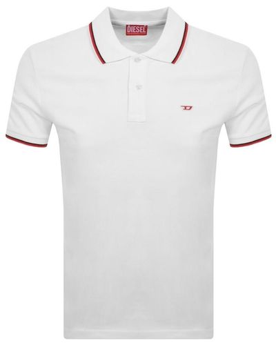 DIESEL T Smith D Polo T Shirt - White