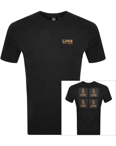 Luke 1977 Back 4 Print T Shirt - Black