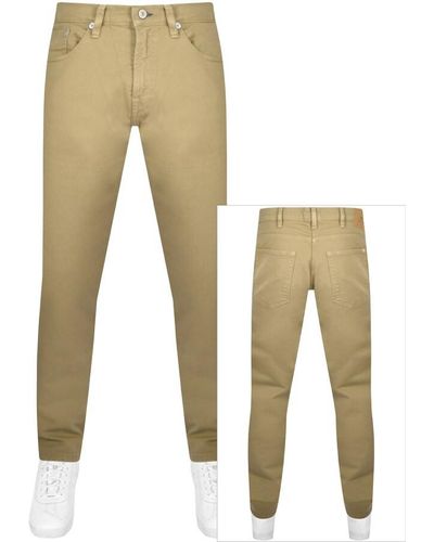 Paul Smith Tapered Fit Jeans - Natural