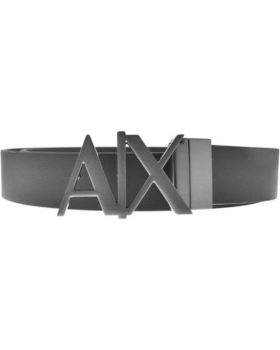 Armani Exchange Reversible Belt - Brown