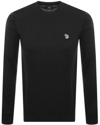 Paul Smith Long Sleeve T Shirt - Black