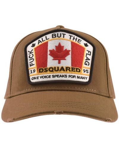 DSquared² Canada Patch Baseball Cap - Brown