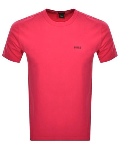 BOSS Boss Tee T Shirt - Pink