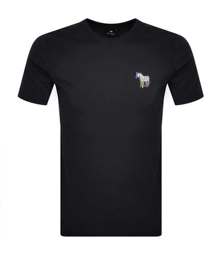 Paul Smith Logo T Shirt - Black