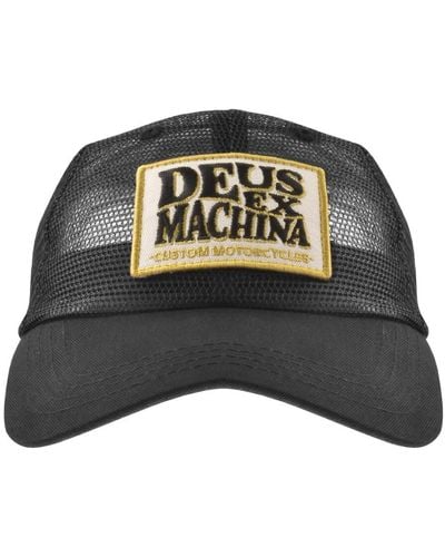 Deus Ex Machina Miller Trucker Cap - Black