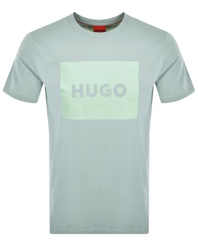 HUGO Dulive Crew Neck T Shirt - Blue