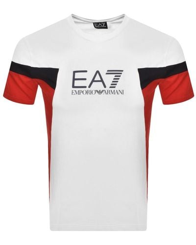 EA7 Emporio Armani Logo T Shirt - White