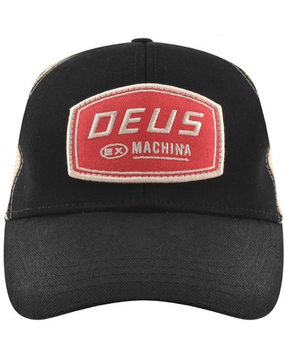 Deus Ex Machina Passenger Trucker Cap - Black