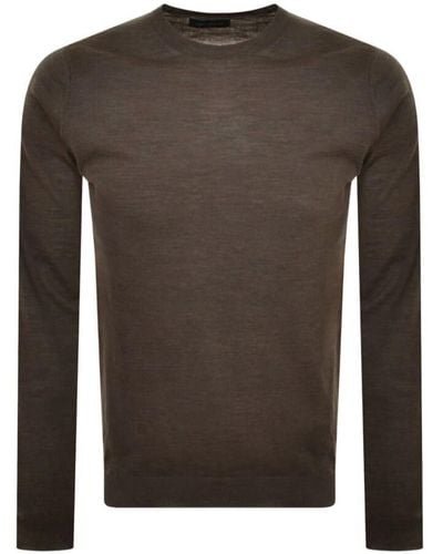 Oliver Sweeney Camber Knit Sweater - Brown