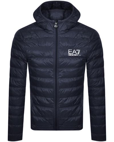 EA7 Emporio Armani Quilted Jacket - Blue