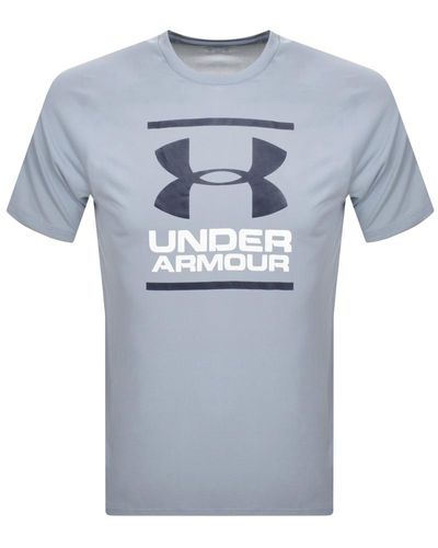 Under Armour Foundation Logo T Shirt - Blue