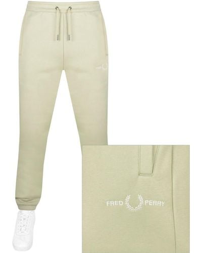 Fred Perry Loopback jogging Bottoms In - Natural