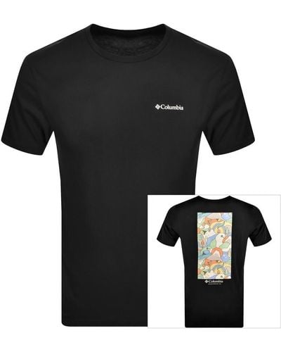Columbia Explorers Logo T Shirt - Black
