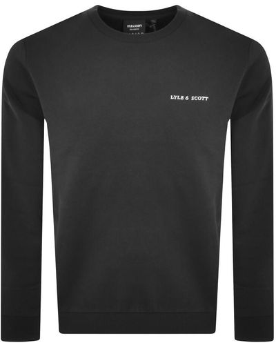 Lyle & Scott Embroidered Logo Sweatshirt - Black