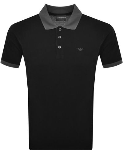 Armani Emporio Polo T Shirt - Black