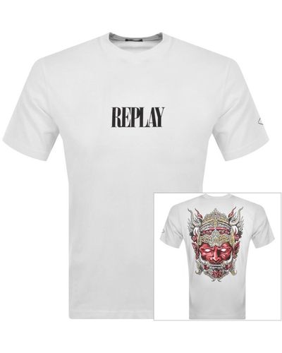 Replay Short sleeve t-shirts for 58% up off to Men | Sale | Online Lyst