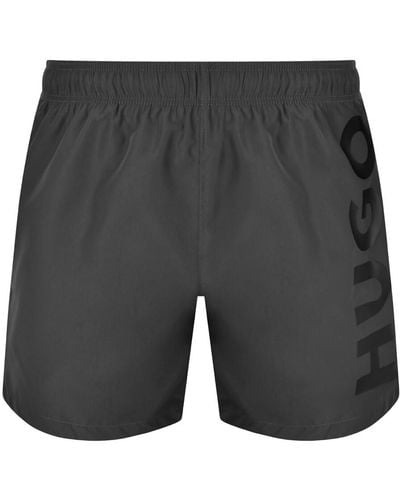 HUGO Abas Swim Shorts - Grey