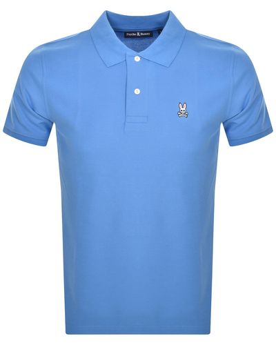 Psycho Bunny Classic Polo T Shirt - Blue