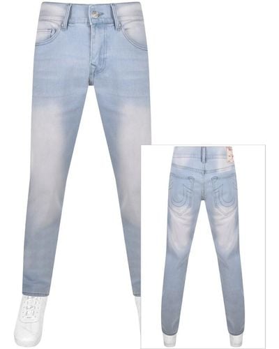 True Religion Rocco Skinny Jeans Light Wash - Blue